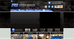 Desktop Screenshot of freedommachinery.com